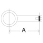 Fork joint AISI316 30 mm